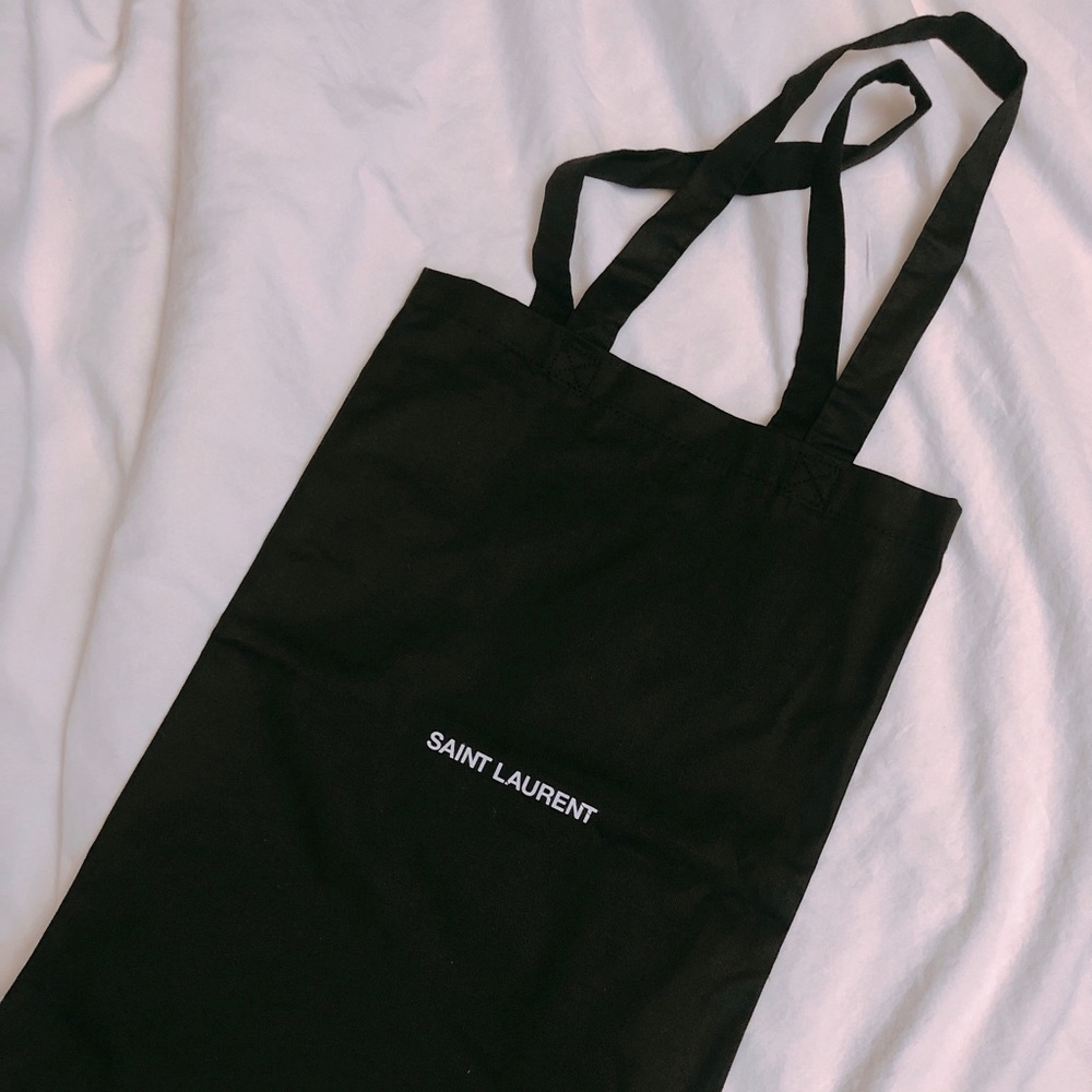 Saint Laurent fabric tote